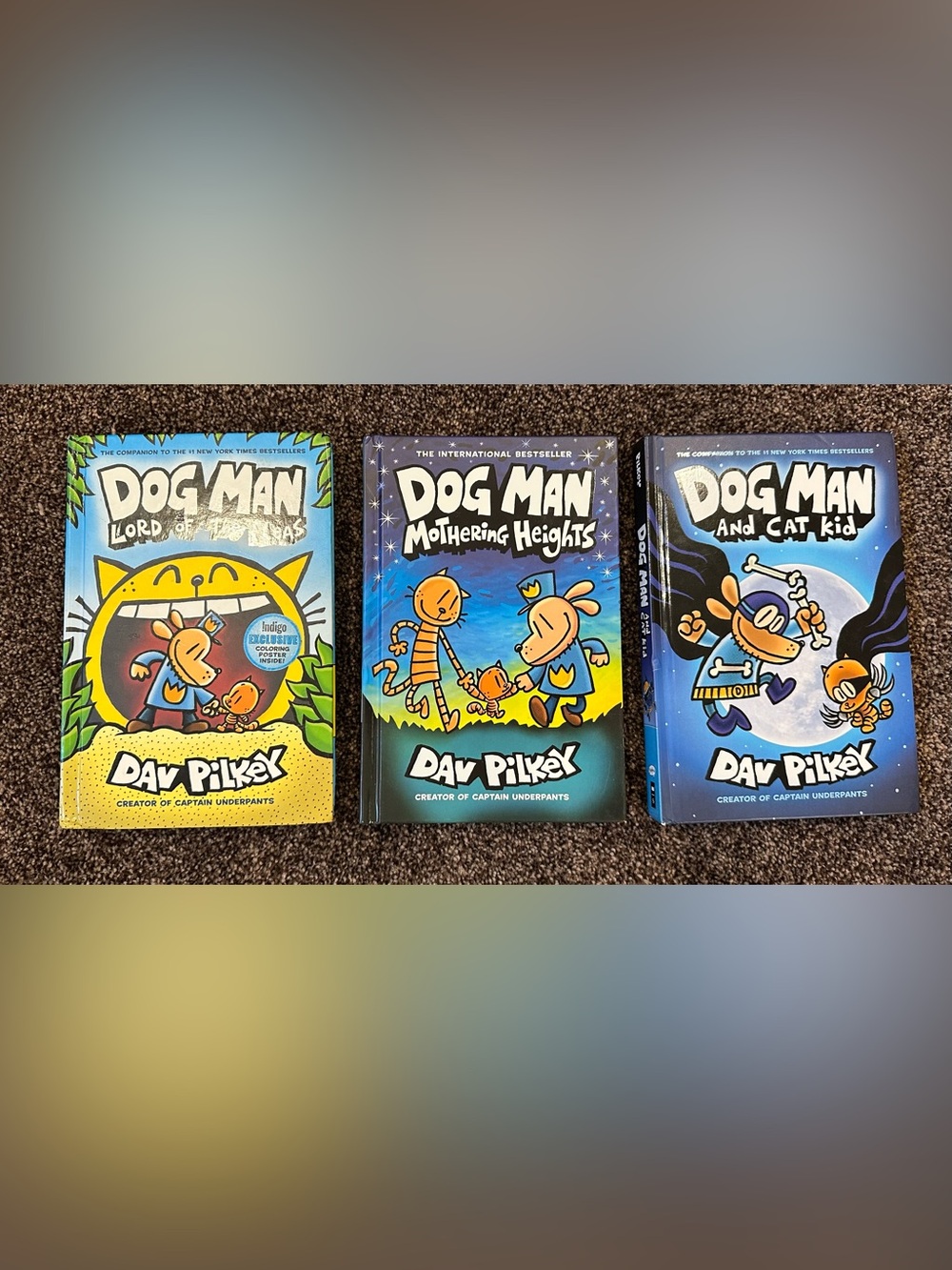 Dog Man And Cat Kid & Dog Man Mothering Heights Hardcover Books